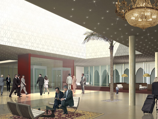 boutique hotel, doha - aussenperspektive